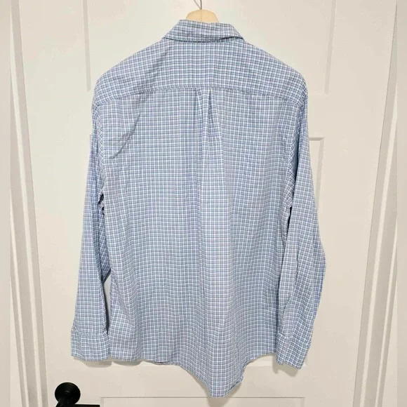 Johnnie - O Men’s Plaid Egyptian Cotton button down size XXL - Picture 3 of 8